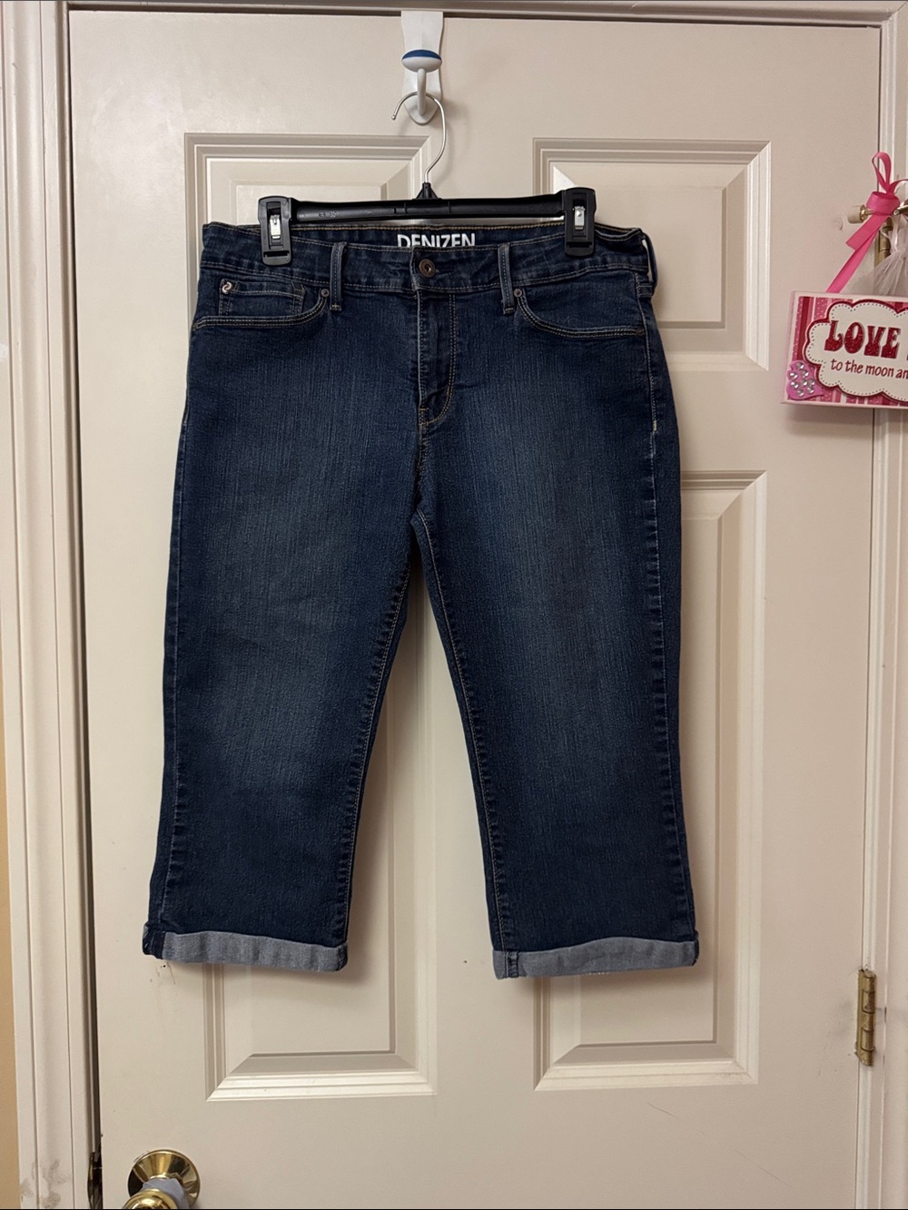 Denizen from Levi's Women's Dark Indigo Cropped Jeans